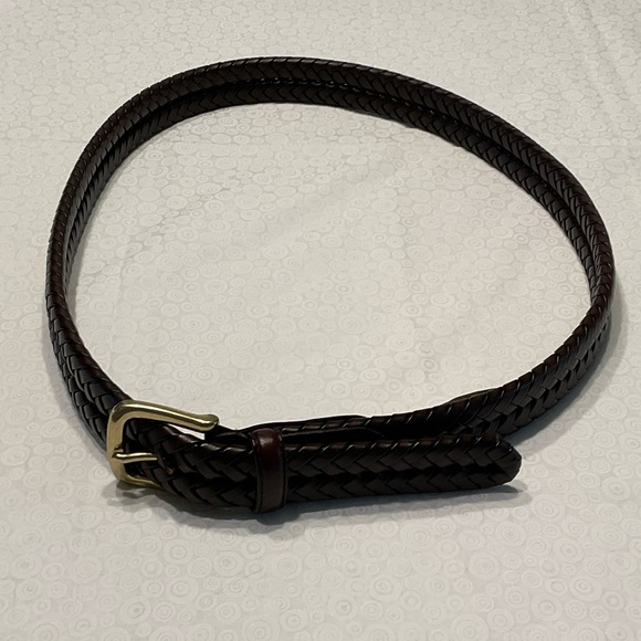 Fossil Other - Braided Leather Belt - Brown